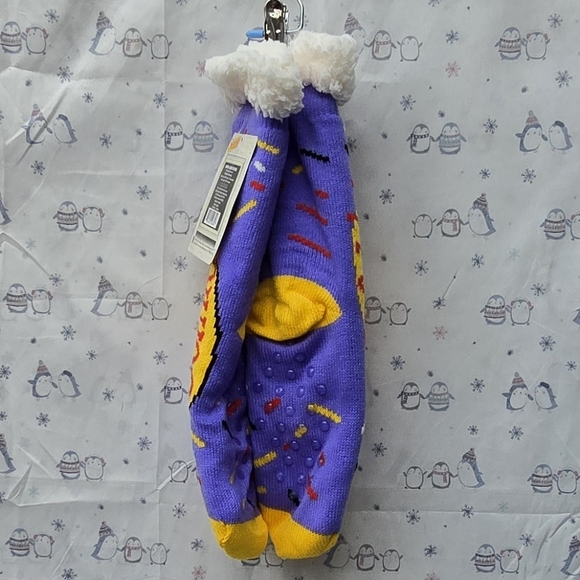 Purple and Yellow Women's Socks - Picture 5 of 5